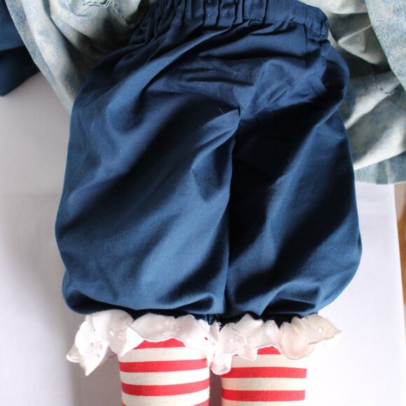 Vintage 25 in Hand Made Raggedy Ann And Andy Dolls Embroidered Faces Well Made - Picture 8 of 16